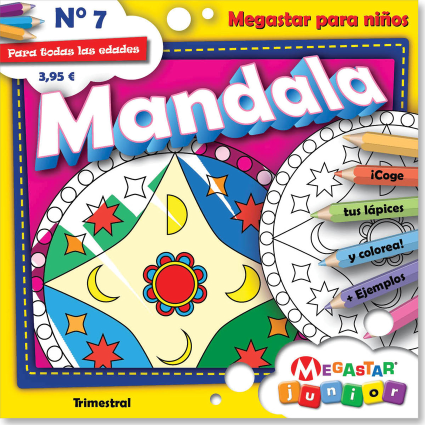 MANDALA JUNIOR COLOREA Y DISFRUTA 07