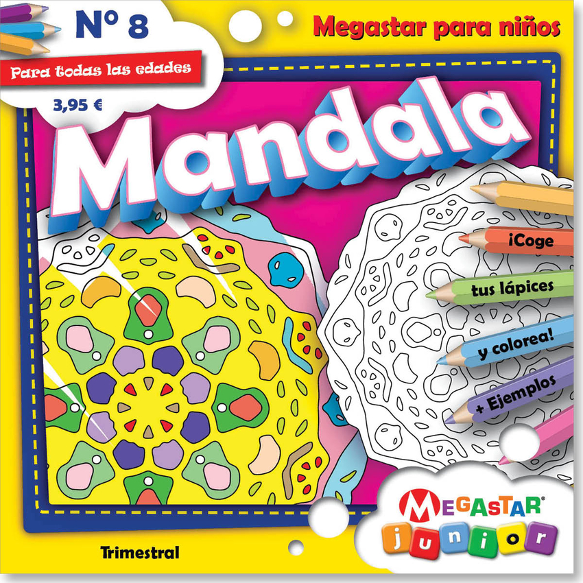 MANDALA JUNIOR COLOREA Y DISFRUTA 08
