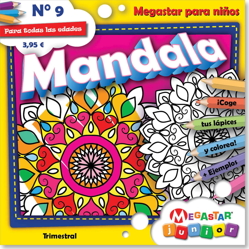 MANDALA JUNIOR COLOREA Y DISFRUTA 09