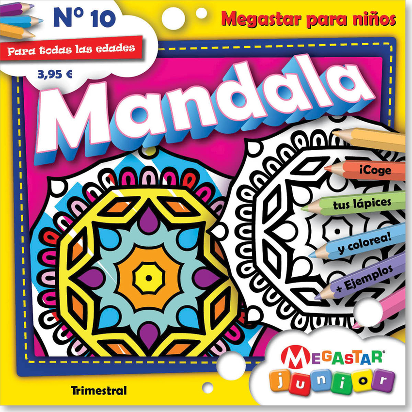 MANDALA JUNIOR COLOREA Y DISFRUTA 10