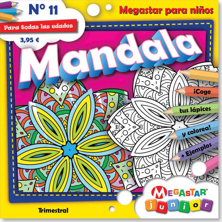 MANDALA JUNIOR COLOREA Y DISFRUTA 11