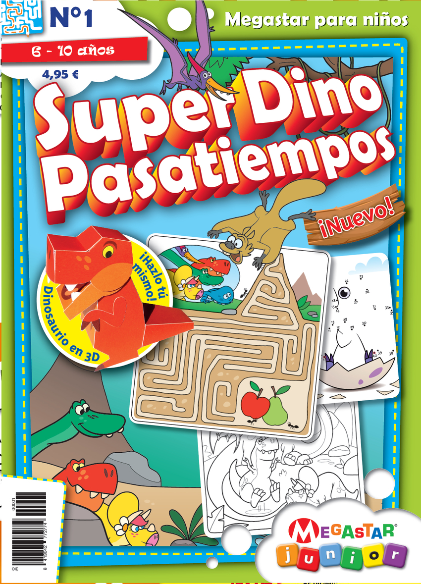 PASATIEMPO INF SUPER DINO PASATIEMPOS 01
