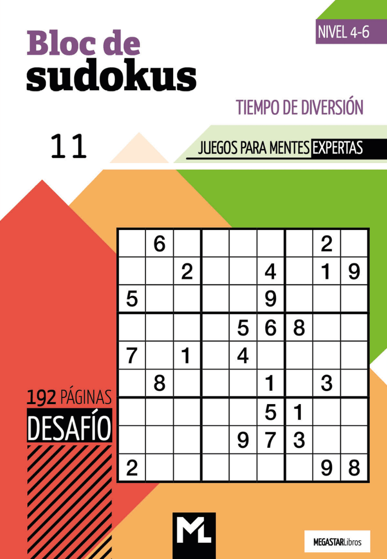  BLOC DE SUDOKUS 11 ('DESAFO') NIVEL 4-6 