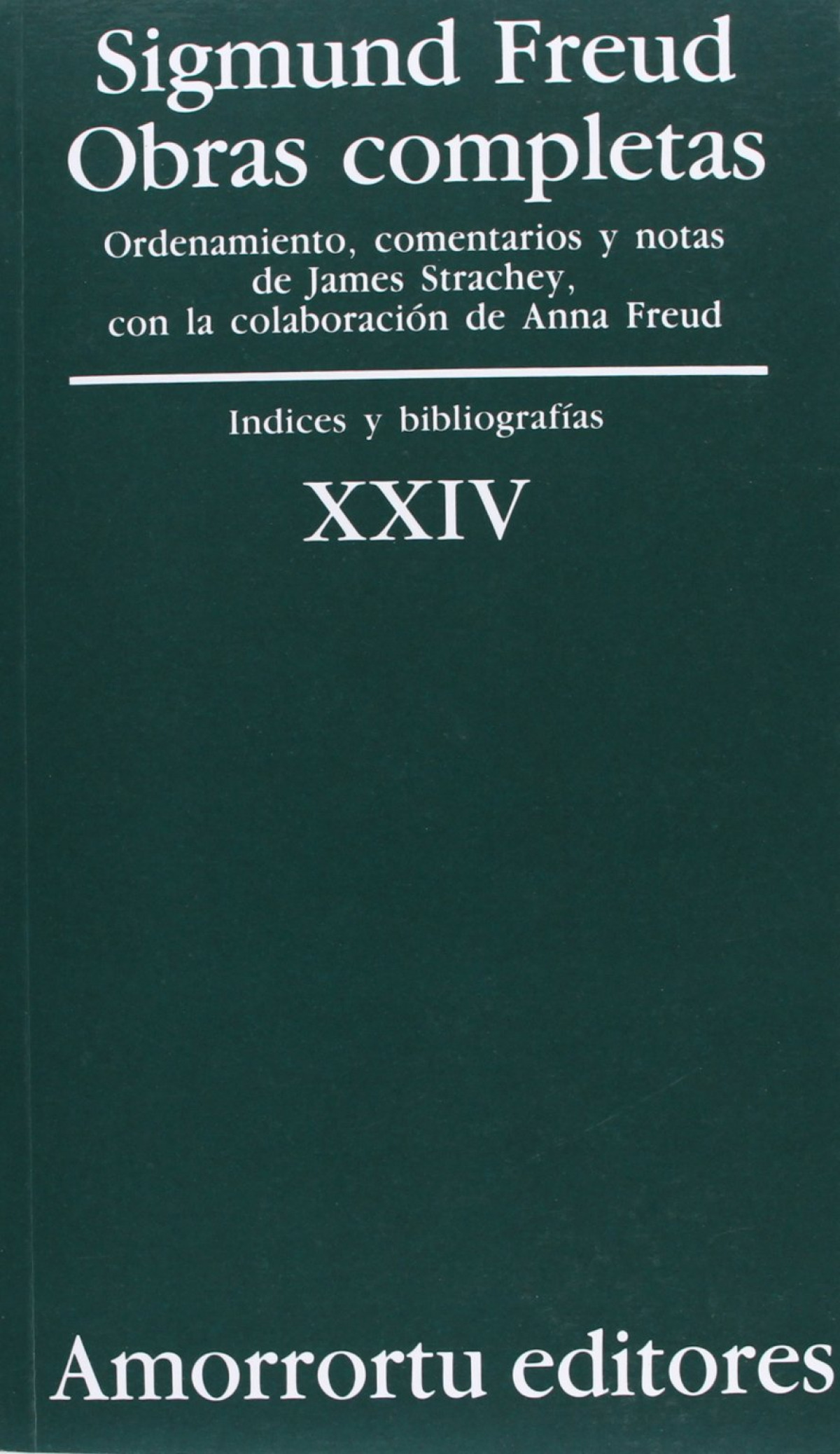 O.C FREUD 24: INDICES Y BIBLIOGRAFIAS