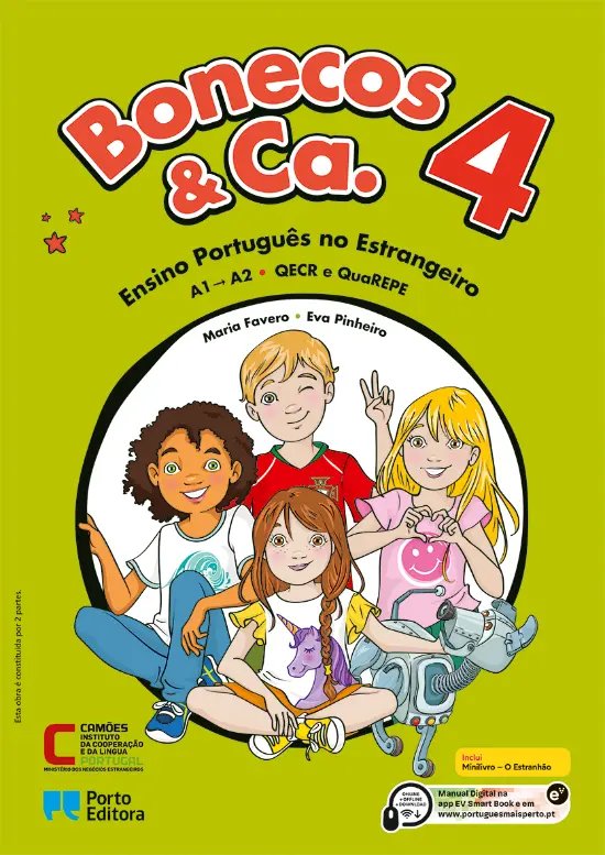  BONECOS &amp;CA. 4 (A1-A2)-(MANUAL+LIVRO ACTIVIDADES) 