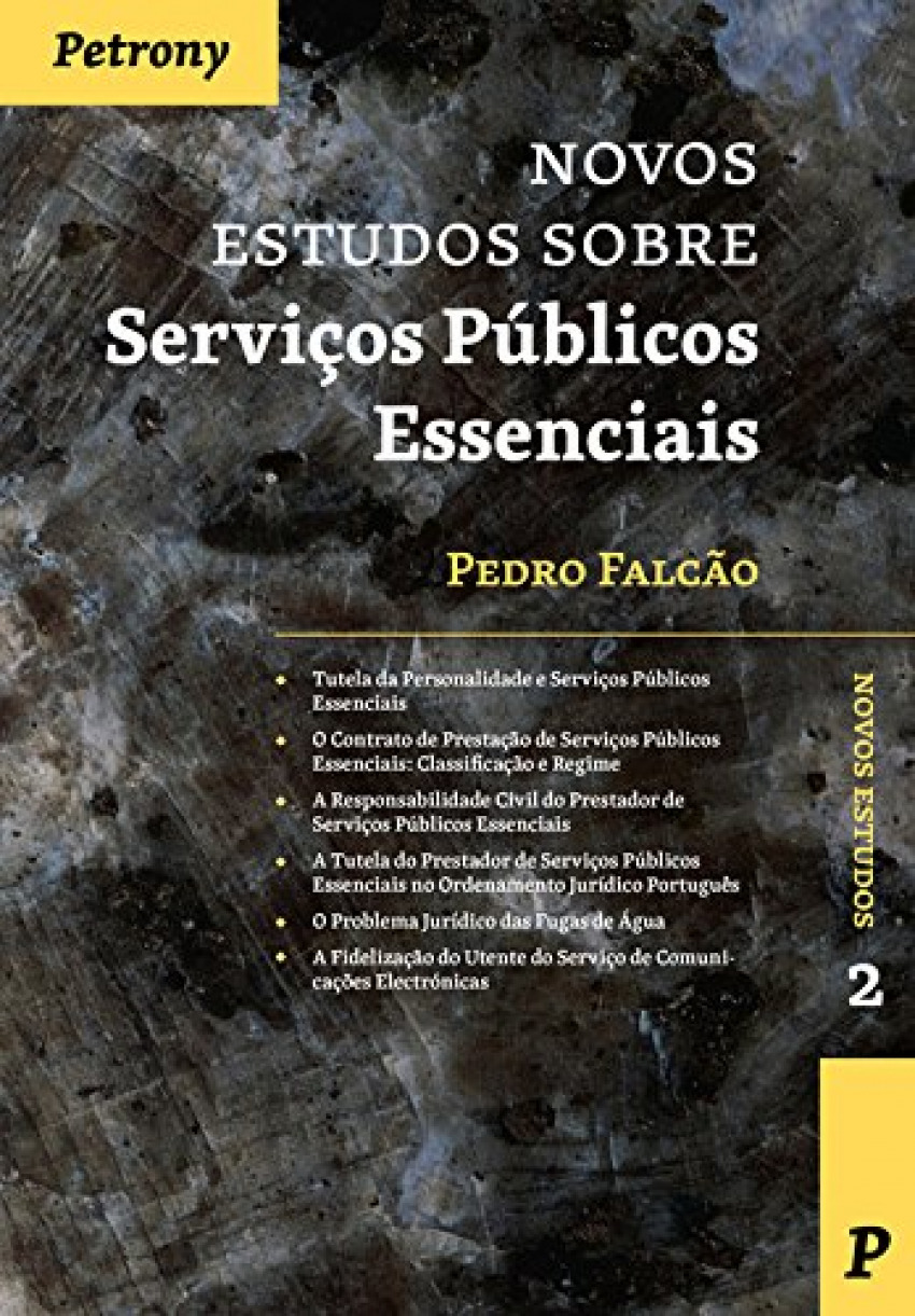  Novos estudos sobre serviços públicos essenciais 