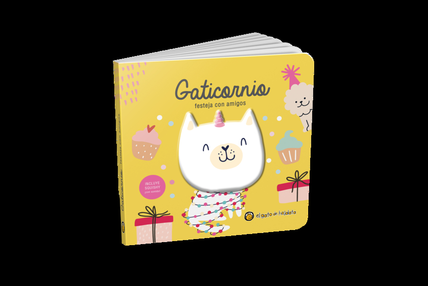 Gaticornio festeja con amigos ('Amigos Squishy')