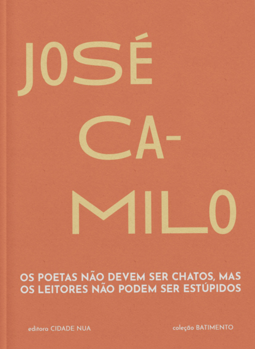  OS POETAS NÃO DEVEM SER CHATOS, MAS OS LEITORES NÃO PODEM SER ESTÚPIDOS 