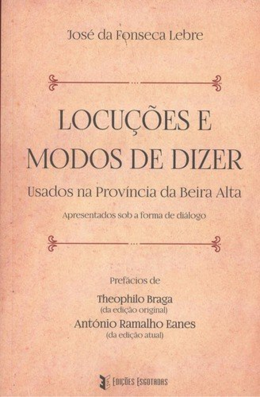 LOCUÇÕES E MODOS DE DIZER