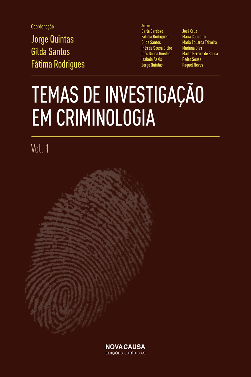  TEMAS DE INVESTIGACAO EM CRIMINOLOGIA 