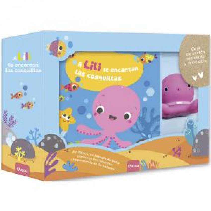  Libro de baño. A Lili le encantan las cosquillas. Ecológico 