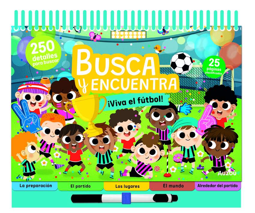  Espiral. Busca y encuentra viva el fútbol 