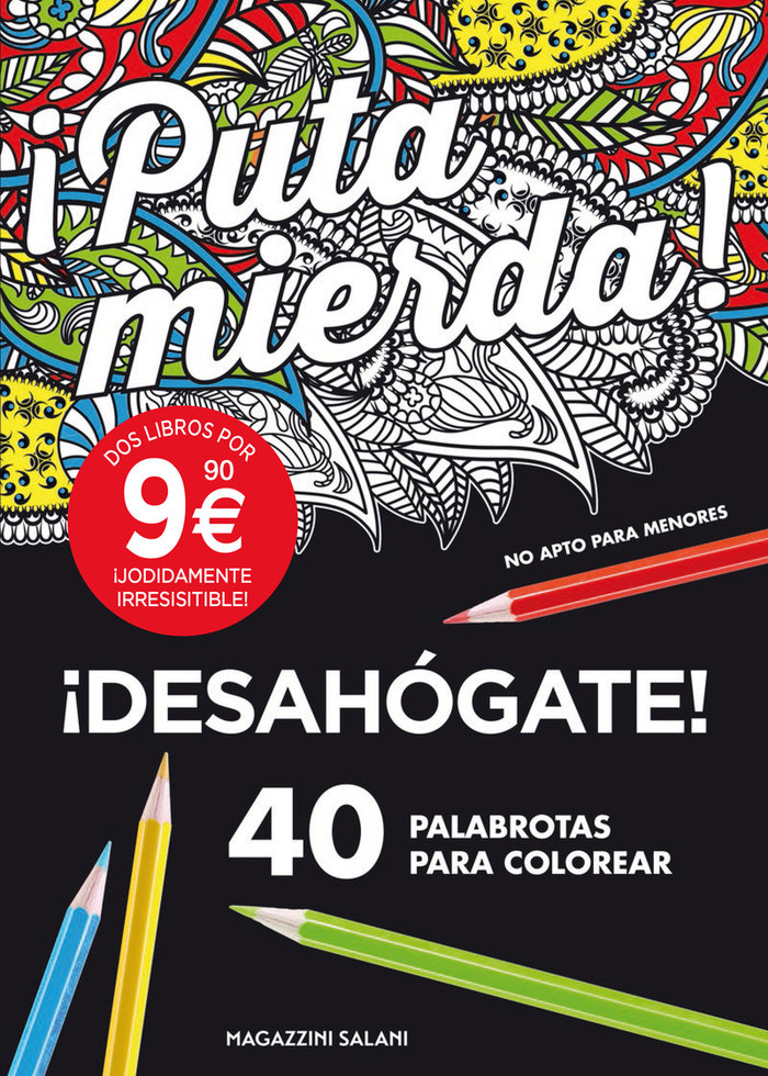  (pack).palabrotas para colorear 