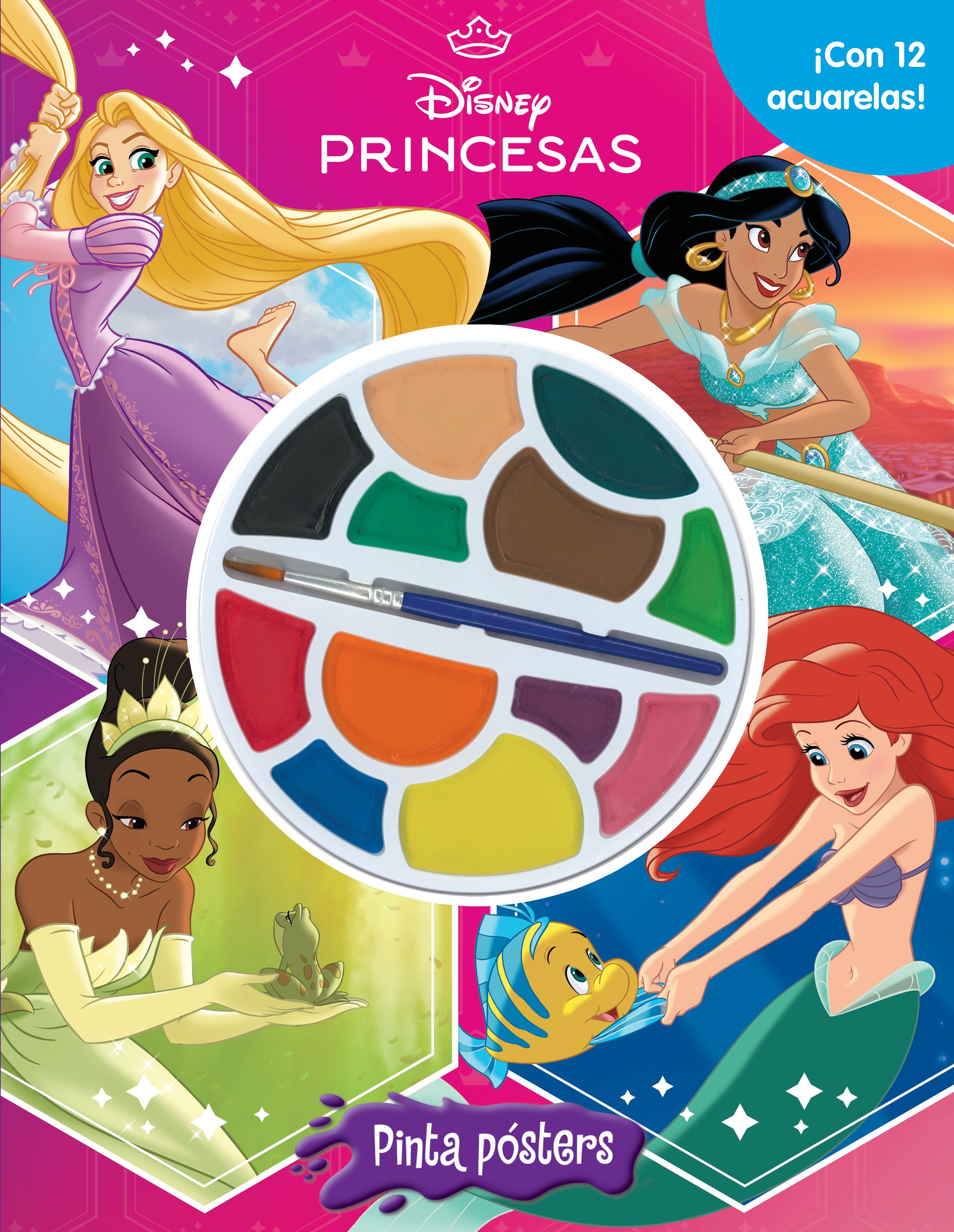  Princesas. Pinta pósters 