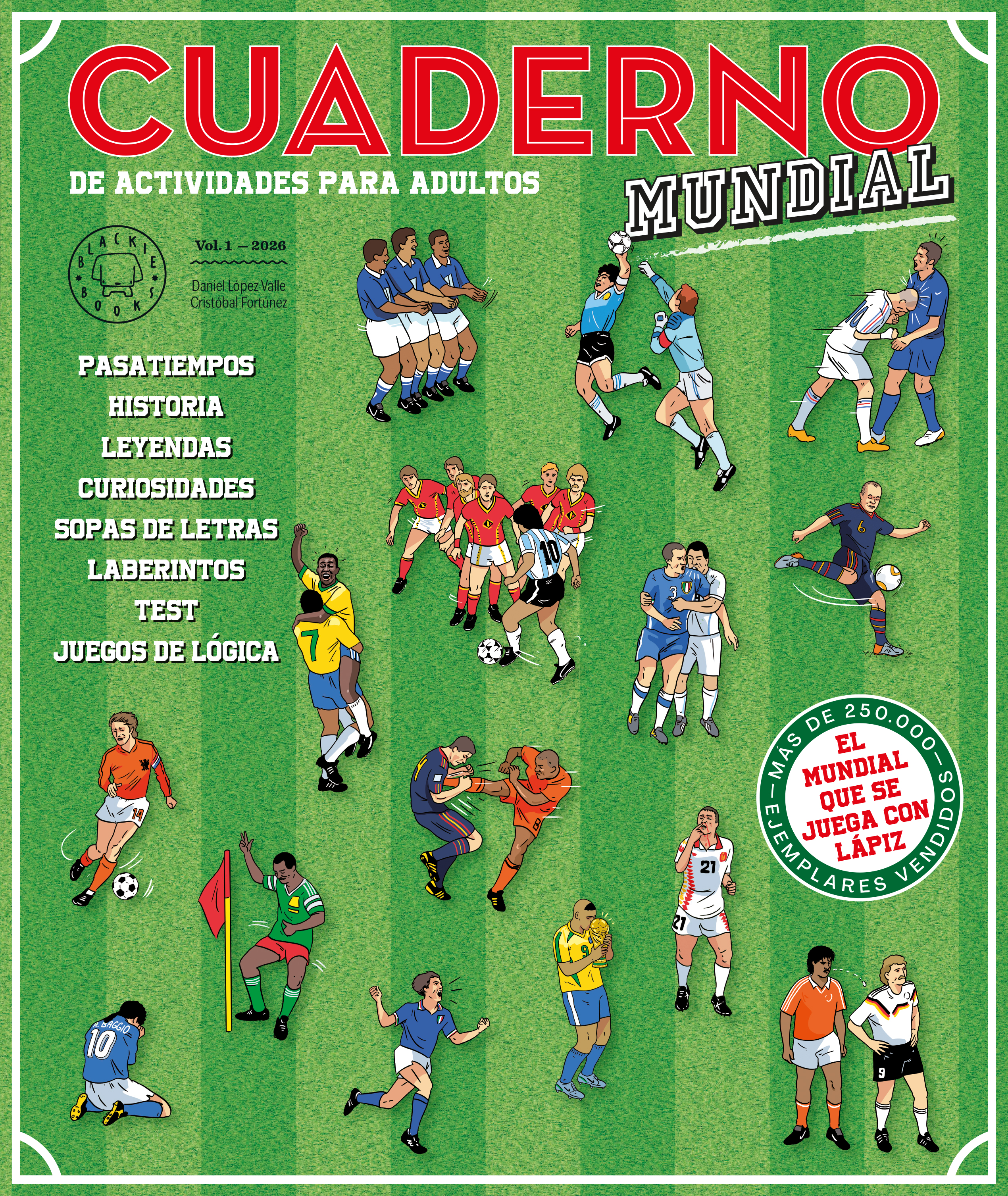  Cuaderno de actividades para adultos- MUNDIAL de fútbol 