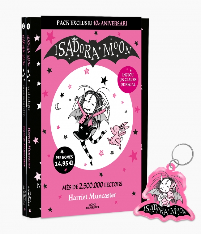 La Isadora Moon 1 i 2 - Pack amb: La Isadora Moon va a l'escola  La Isadora Moon s'en va d'excursio 