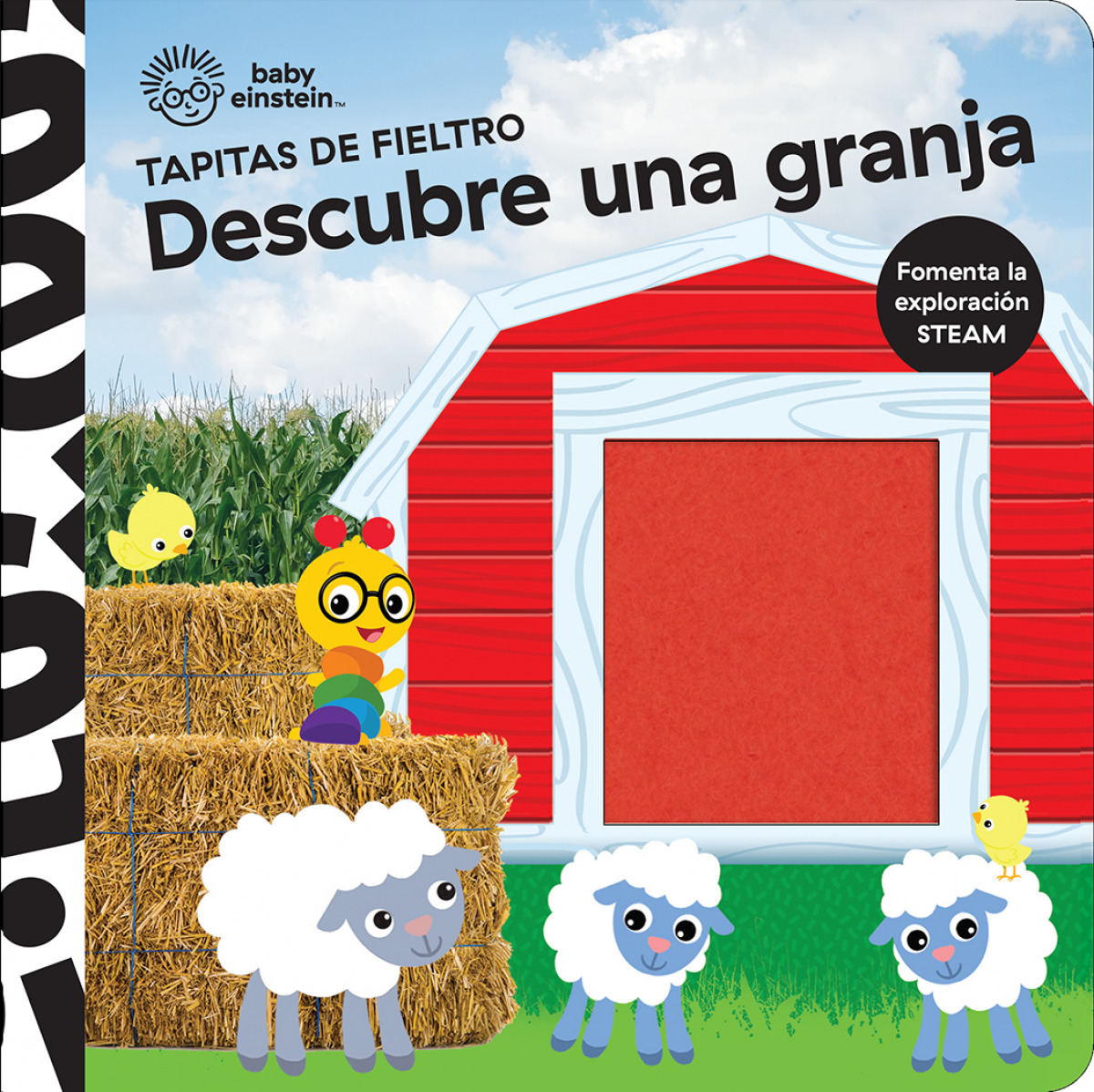 Descubre una granja. Libro con texturas Baby Einstein