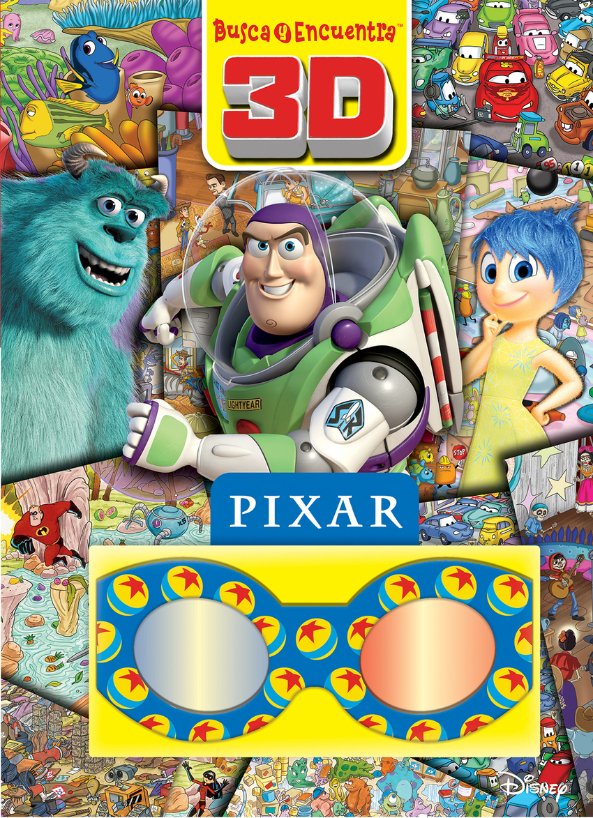  BUSCA Y ENCUENTRA 3D PIXAR 