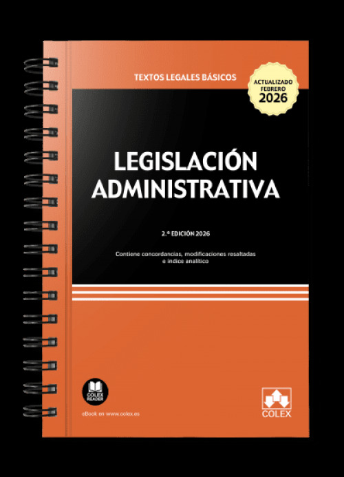  Legislación administrativa - ENCUADERNACIÓN CON ESPIRAL 