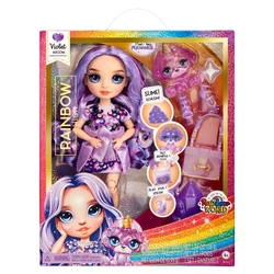Muñeca Violet Rainbow World Rainbow High 25Cm