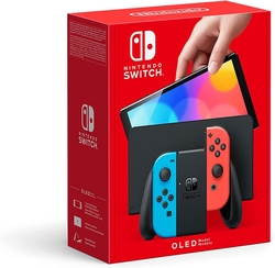Consola Nintendo Switch (Versión Oled) Azul Neón/Rojo Neón