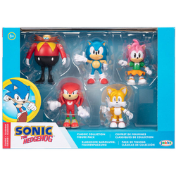 Blister 5 Figuras Sonic The Hedgehod 6Cm