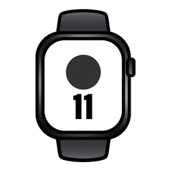 Apple Watch Series 11/ Gps/ 46Mm/ Negro Azabache/ Correa Neg