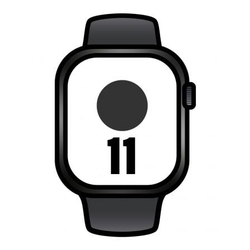 Apple Watch Series 11/ Gps/ Cellular/ 42Mm/ Negro Azabache/