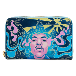 Cartera Con Cremallera Jimi Hendrix Paisaje Psicodelico