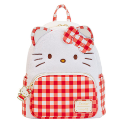 Mini Mochila Hello Kitty De Cuadritos