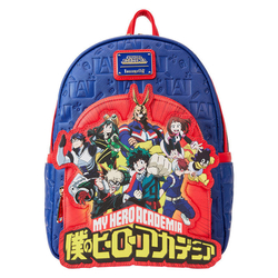 Mochila Group Debossed Logo My Hero Academia Loungefly 26Cm