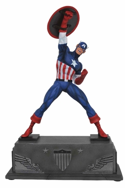 Estatua Resina Capitan America Marvel 30Cm