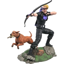 Estatua Diorama Ojo De Halcon + Perro Marvel Gallery Comic 2