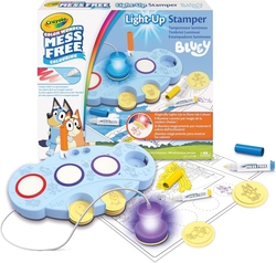 Colorea sin manchas color woder estampines magicos luminoso bluey