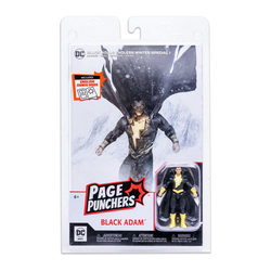 Figura Black Adam + Comic Endgless Dc Comics 7Cm