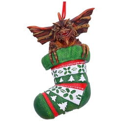 Adorno Colgante Gremlins Mohawk En Calcetín 12 Cm