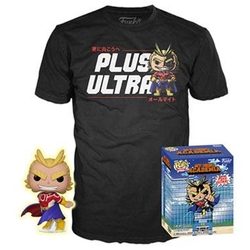 Pop & Tee My Hero Academia All Might Funko + Camiseta Talla