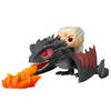 Figura Pop Juego De Tronos Daenerys On Fiery Drogon