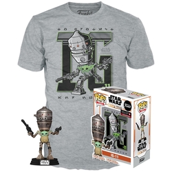 Set Figura Pop & Tee Star Wars Ig-11 With The Child Exclusiv