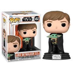 Figura Pop Star Wars Mandalorian Luke With Child