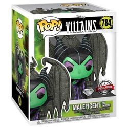 Figura Pop Disney Villains Maleficent On Throne Diamond Excl