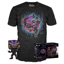 Set Figura Pop &, Tee Marvel Wakanda Forever Black Panthe