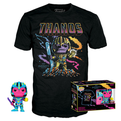 Set Figura Pop & Tee Marvel Infinity Saga Thanos Exclusive