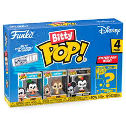 Blister 4 Figuras Bitty Pop Disney Goofy