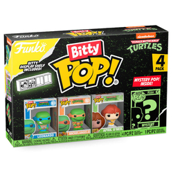 Blister 4 Figuras Bitty Pop Tortugas Ninja Leonardo