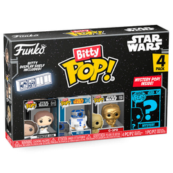 Blister 4 Figuras Bitty Pop Star Wars Leia