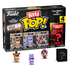 Blister 4 Figuras Bitty Pop Five Nights At Freddys Freddy