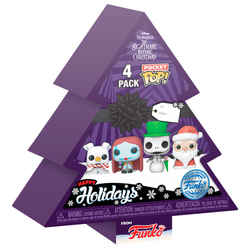 Arbol Con 4 Figuras Pocket Pop Disney Pesadilla Antes De Nav