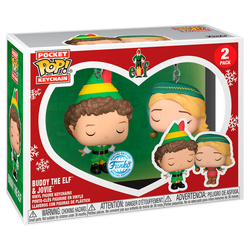 Blister 2 Llaveros Pocket Pop Elf Buddy & Jovie