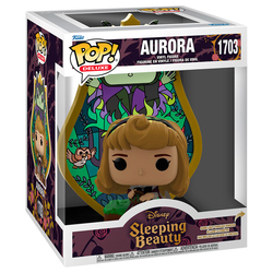 Figura Pop Deluxe Disney La Bella Durmiente Aurora Maleficen